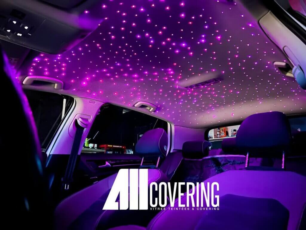 Réalisation d’un ciel étoilé Golf 7 Infos et tarif en MP Paiement en 4 fois disponible #cielétoilévoiture #cieletoilé #starrysky